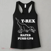 TRex Hates Pushups Women's Tank Top thumb 3