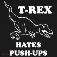 TRex Hates Pushups Women's T-Shirt thumb 6