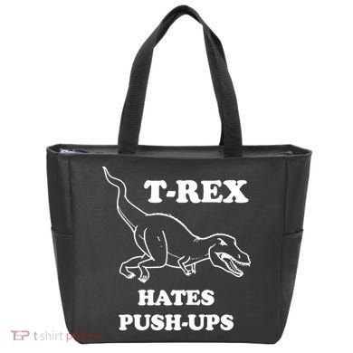 TRex Hates Pushups Tote Bag
