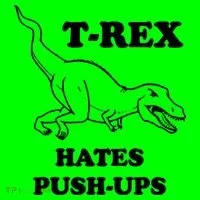 TRex Hates Pushups Mousepad thumb 1