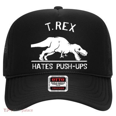 T-Rex Hates PushUps Funny Tyrannosaurus Rex Hat