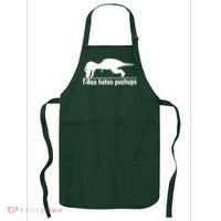 TRex Hates Pushups Funny Apron thumb 0