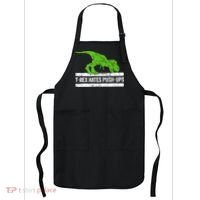 TRex Hates PushUps Dinosaur Funny Gym Push Ups Apron thumb 0