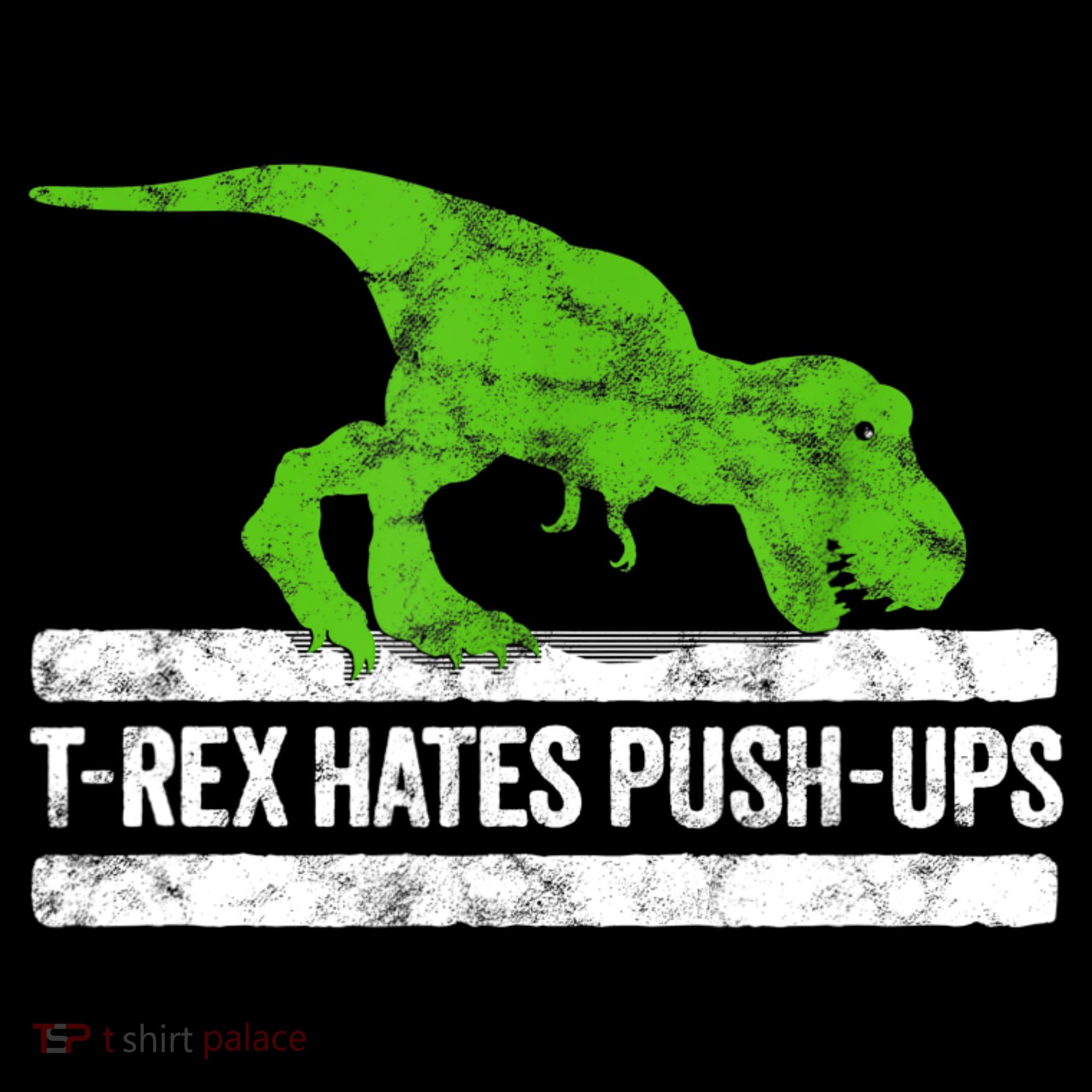 TRex Hates PushUps Dinosaur Funny Gym Push Ups Women's Hoodie
