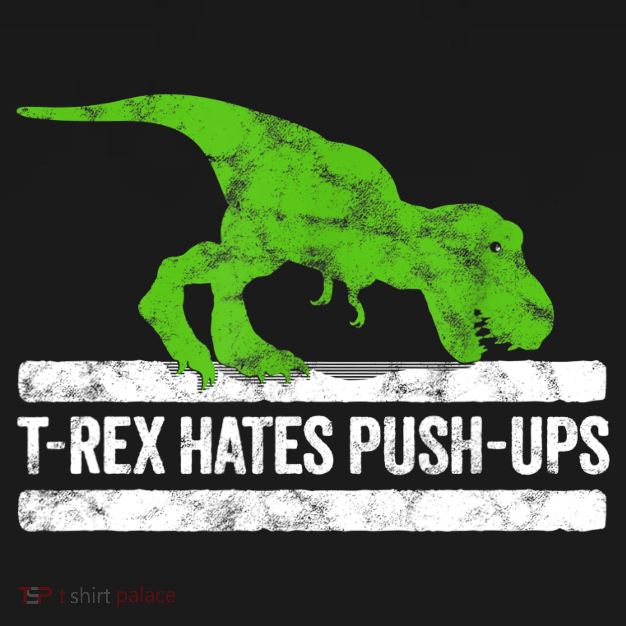TRex Hates PushUps Dinosaur Funny Gym Push Ups Visor