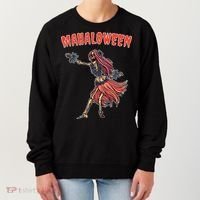 Tropical Halloween Party Mahaloween Hula Women's Sweatshirt thumb 0