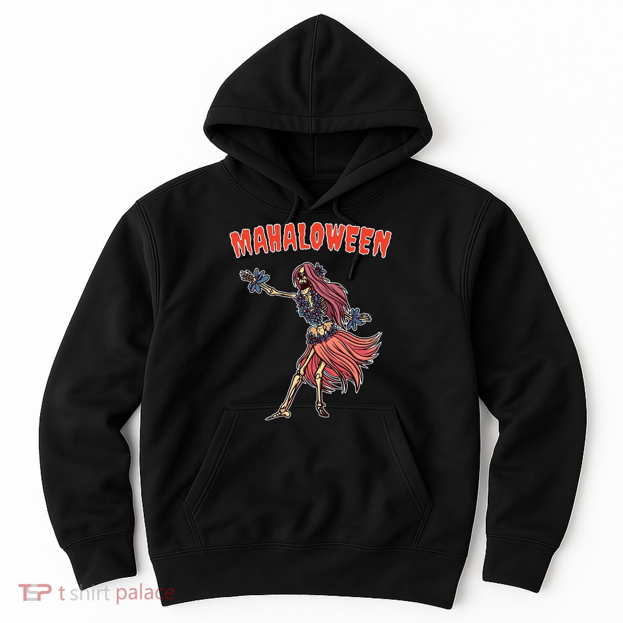 Tropical Halloween Party Mahaloween Hula Hoodie