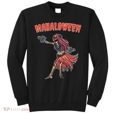 Tropical Halloween Party Mahaloween Hula Sweatshirt