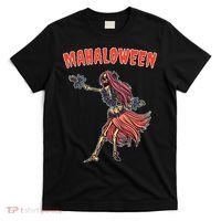 Tropical Halloween Party Mahaloween Hula T-Shirt thumb 0