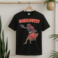 Tropical Halloween Party Mahaloween Hula T-Shirt thumb 2