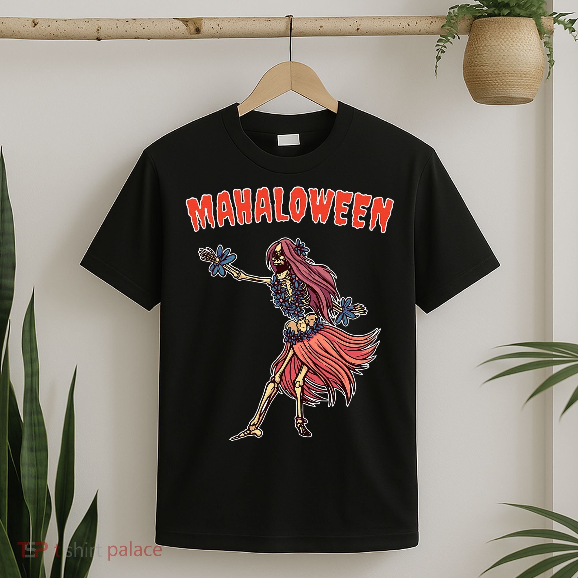 Tropical Halloween Party Mahaloween Hula T-Shirt