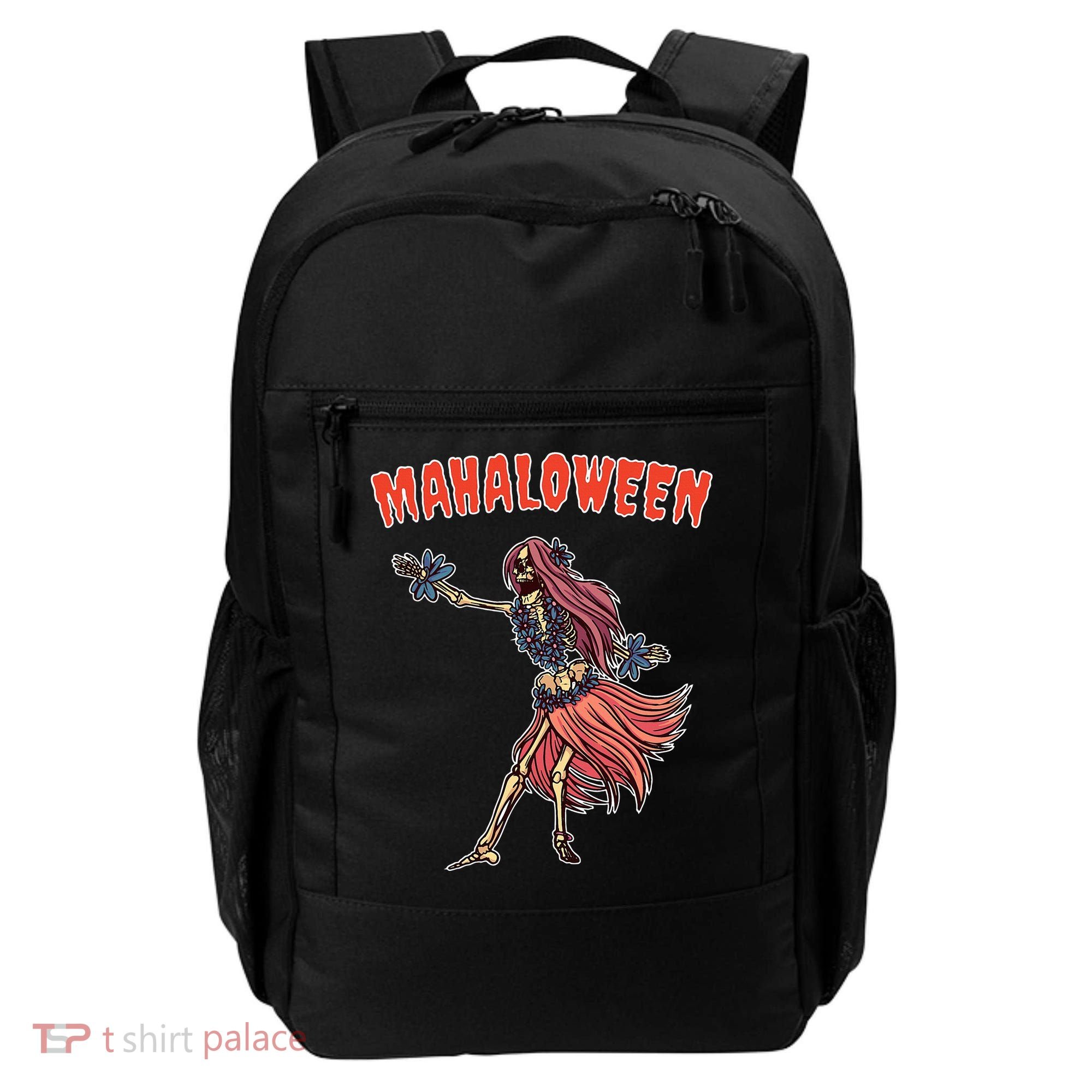 Tropical Halloween Party Mahaloween Hula Backpack