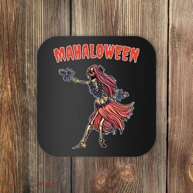 Tropical Halloween Party Mahaloween Hula Coaster