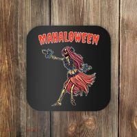 Tropical Halloween Party Mahaloween Hula Coaster thumb 0