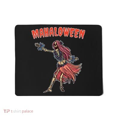 Tropical Halloween Party Mahaloween Hula Mousepad