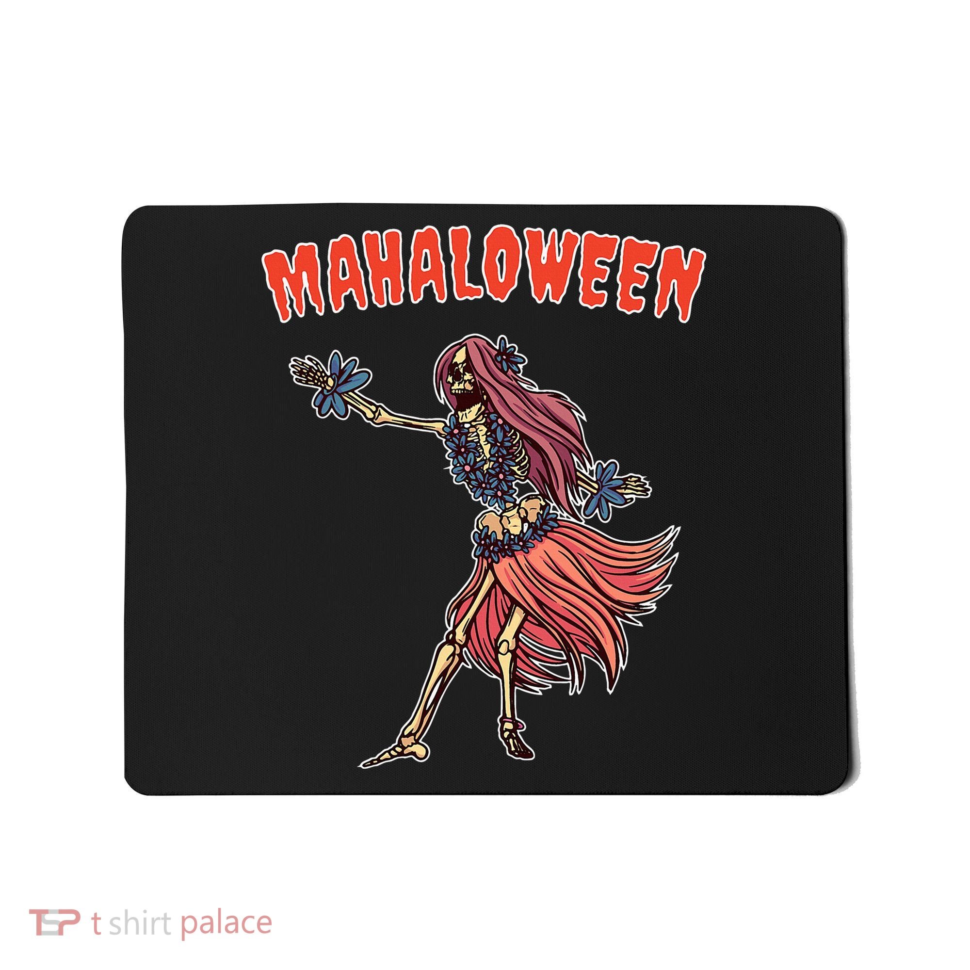 Tropical Halloween Party Mahaloween Hula Mousepad