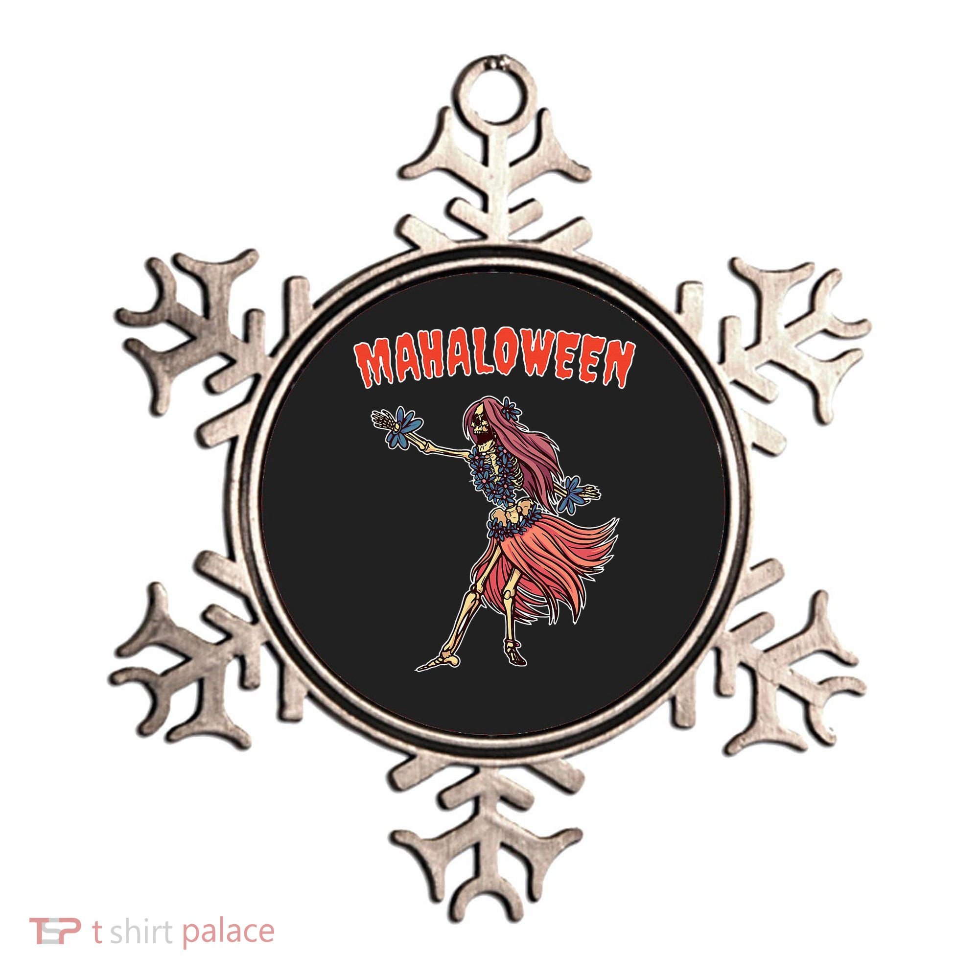 Tropical Halloween Party Mahaloween Hula Ornament