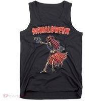 Tropical Halloween Party Mahaloween Hula Tank Top thumb 0