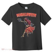 Tropical Halloween Party Mahaloween Hula Toddler T-Shirt thumb 0