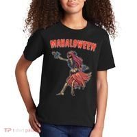 Tropical Halloween Party Mahaloween Hula Kids T-Shirt thumb 2