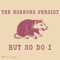 The Horrors Persist But So Do I Sarcastic Tote Bag thumb 4