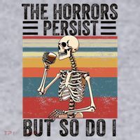 The Horrors Persist But So Do I Strength Resilience Women's Sweatshirt thumb 2