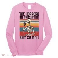 The Horrors Persist But So Do I Strength Resilience Long Sleeve Shirt thumb 0
