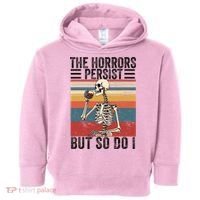 The Horrors Persist But So Do I Strength Resilience Toddler Hoodie thumb 0