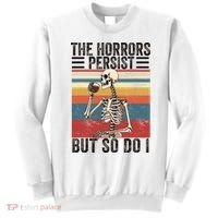 The Horrors Persist But So Do I Strength Resilience Sweatshirt thumb 0
