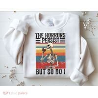 The Horrors Persist But So Do I Strength Resilience Sweatshirt thumb 2