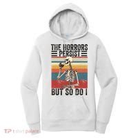 The Horrors Persist But So Do I Strength Resilience Women's Hoodie thumb 0