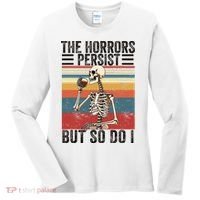 The Horrors Persist But So Do I Strength Resilience Women's Long Sleeve Shirt thumb 0