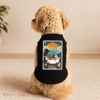 The High Priest.Ess Retro Cannabis Stoner Weed Tarot Card Doggie Tank thumb 2