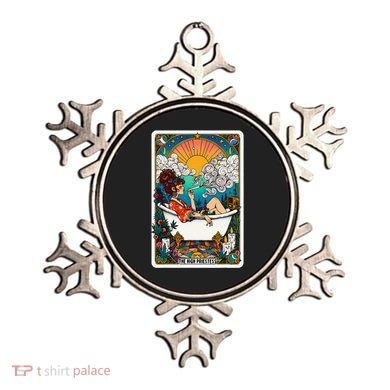 The High Priest.Ess Retro Cannabis Stoner Weed Tarot Card Ornament