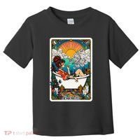 The High Priest.Ess Retro Cannabis Stoner Weed Tarot Card Toddler T-Shirt thumb 0