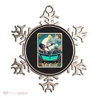 The High Priest.Ess Retro Skeleton Marijuana Weed Tarot Card Ornament thumb 0