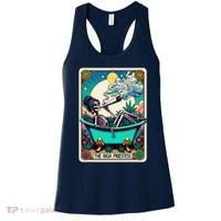 The High Priest.Ess Retro Skeleton Marijuana Weed Tarot Card Women's Tank Top thumb 0