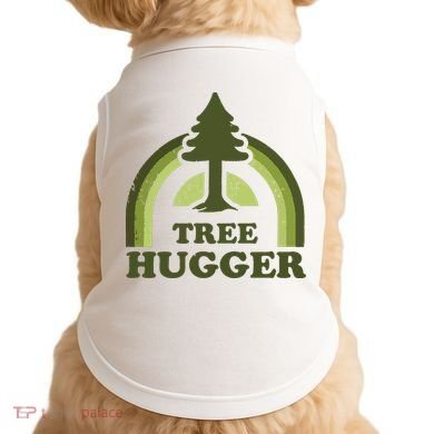 Tree Hugger Retro Vintage Environmental Nature Lover Doggie Tank