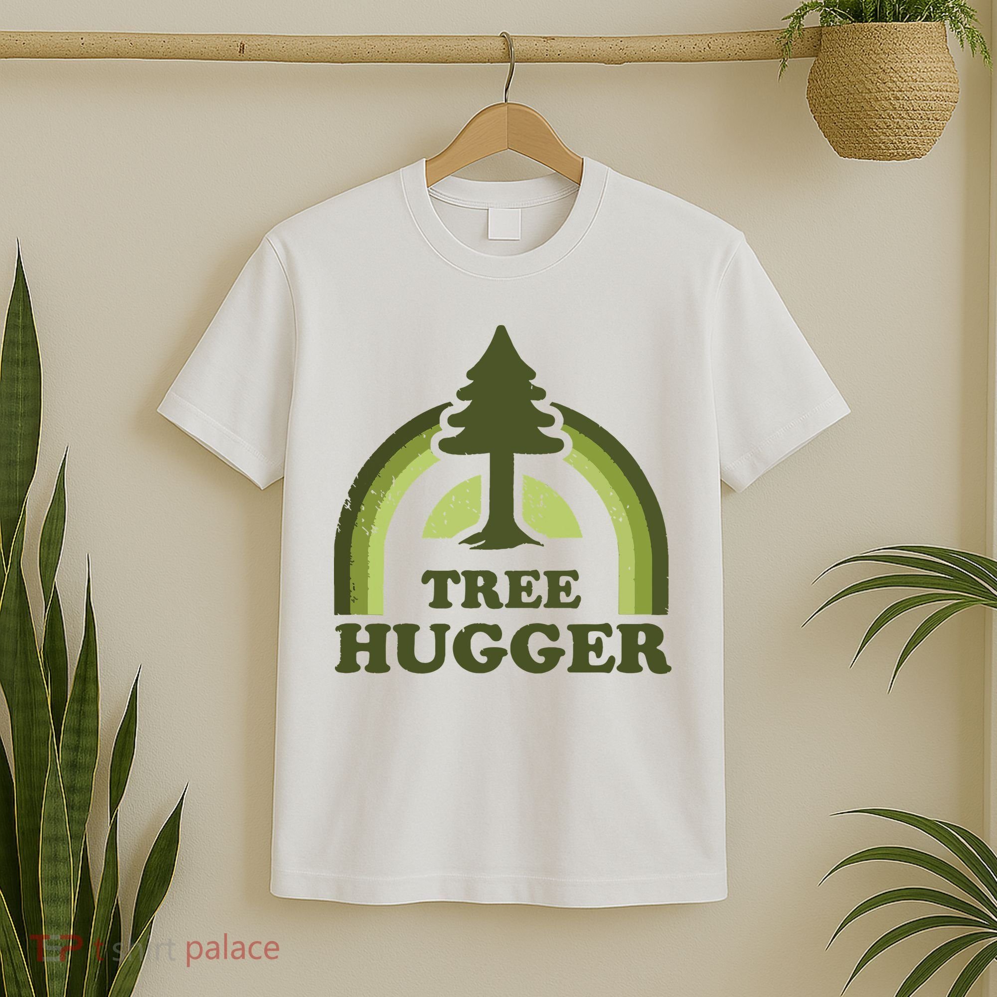 Tree Hugger Retro Vintage Environmental Nature Lover T-Shirt