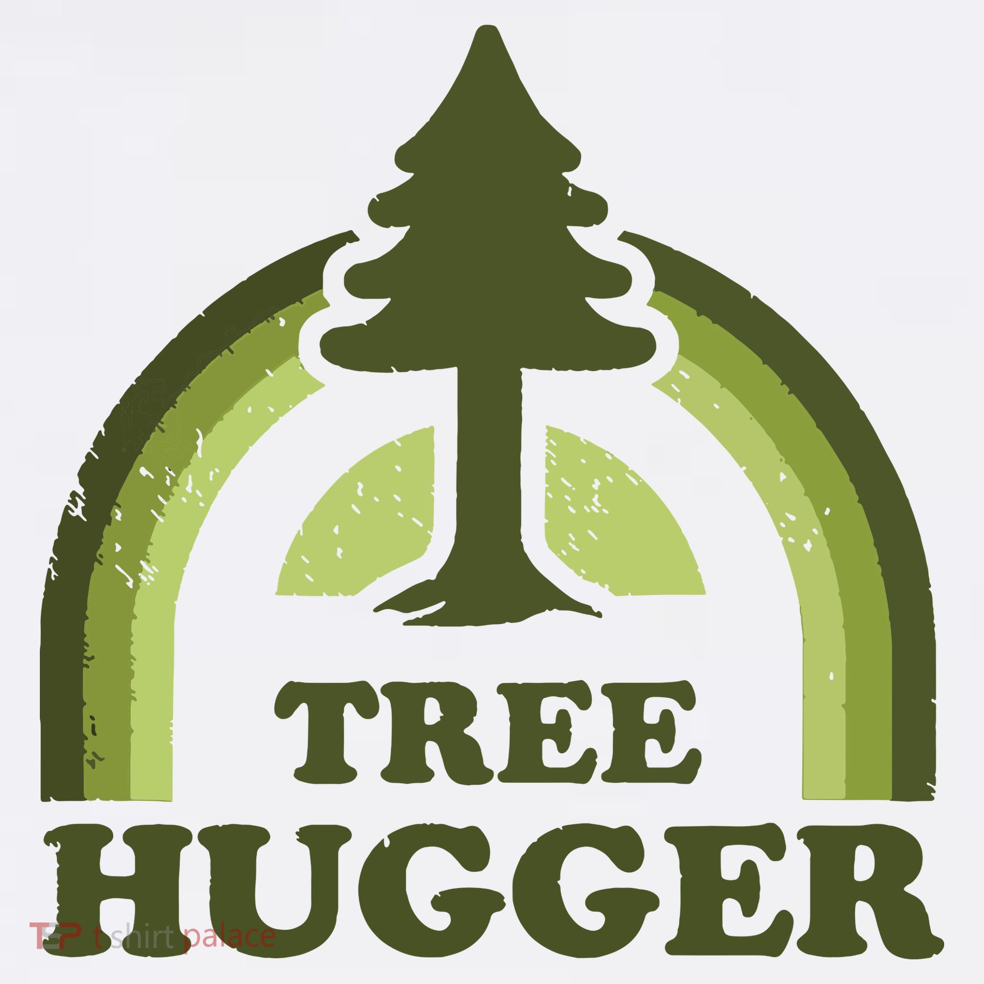 Tree Hugger Retro Vintage Environmental Nature Lover T-Shirt