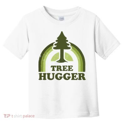 Tree Hugger Retro Vintage Environmental Nature Lover Toddler T-Shirt