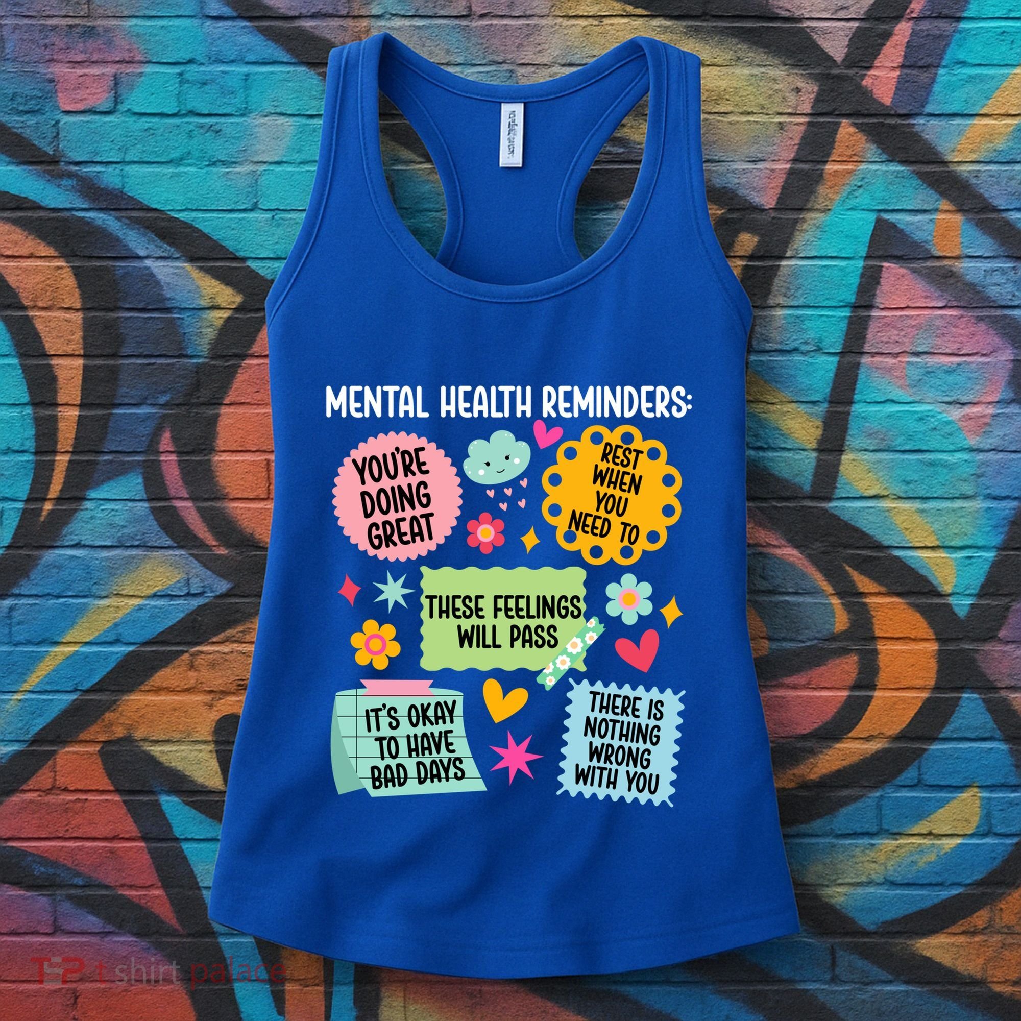 Tal Health Reminders Tal Health Awareness Month Gift Women's Tank Top