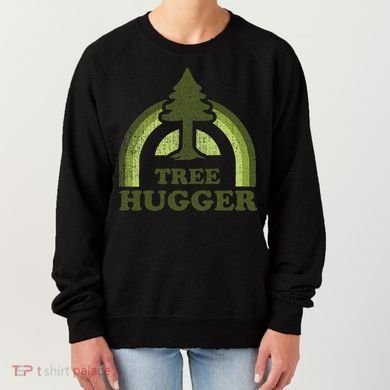 Tree Hugger Retro Environmental Nature Lover Women's Sweatshirt
