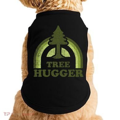 Tree Hugger Retro Environmental Nature Lover Doggie Tank