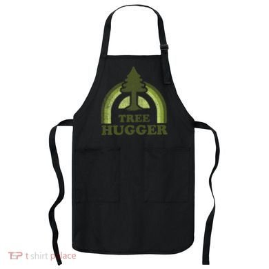 Tree Hugger Retro Environmental Nature Lover Apron