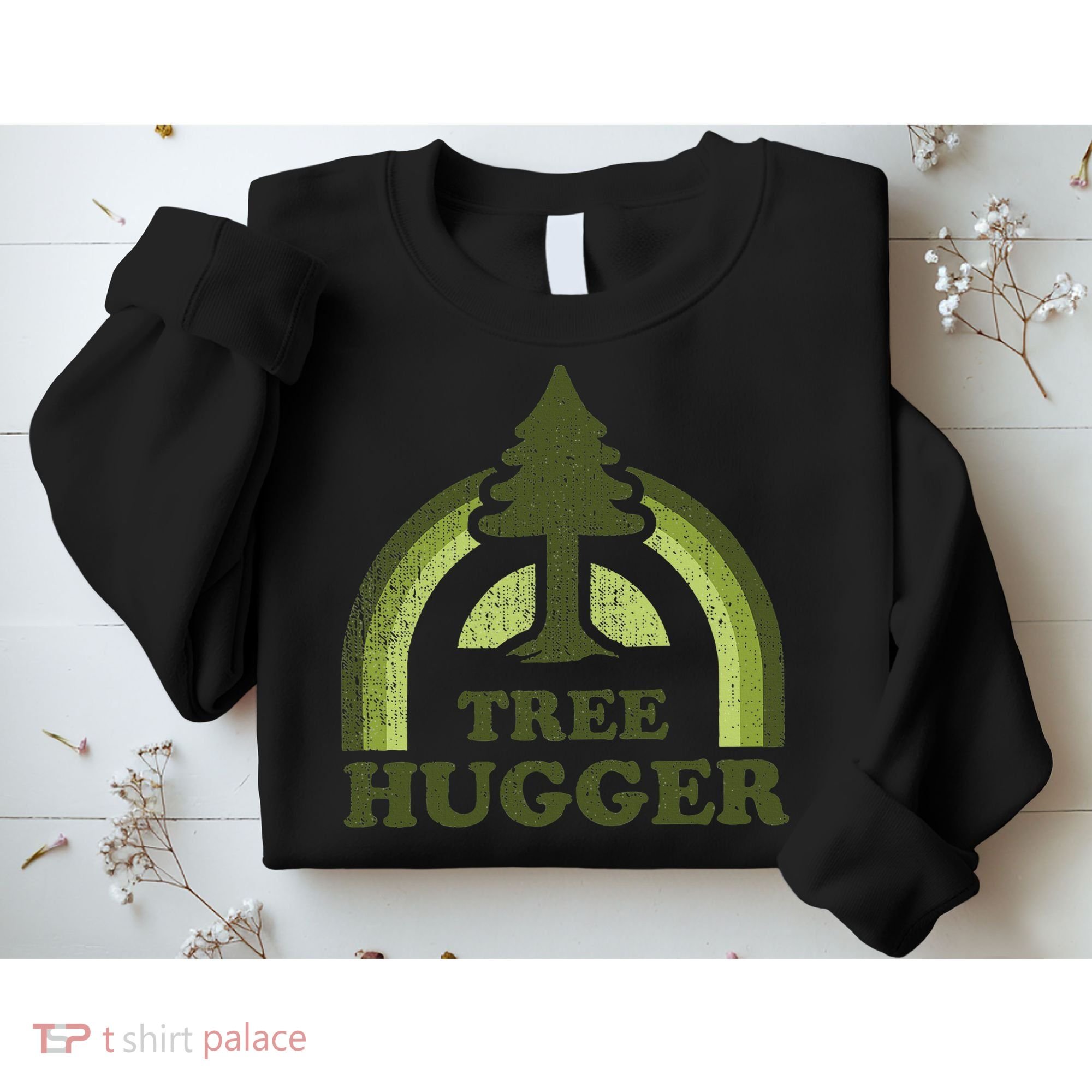 Tree Hugger Retro Environmental Nature Lover Sweatshirt