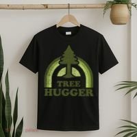 Tree Hugger Retro Environmental Nature Lover T-Shirt thumb 2