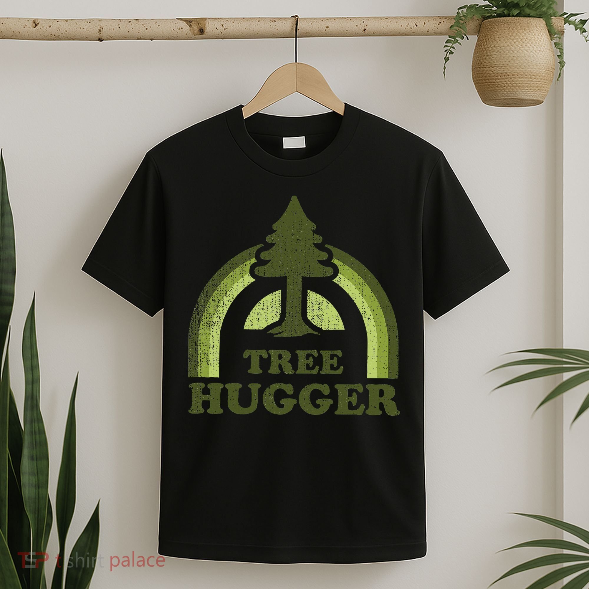Tree Hugger Retro Environmental Nature Lover T-Shirt