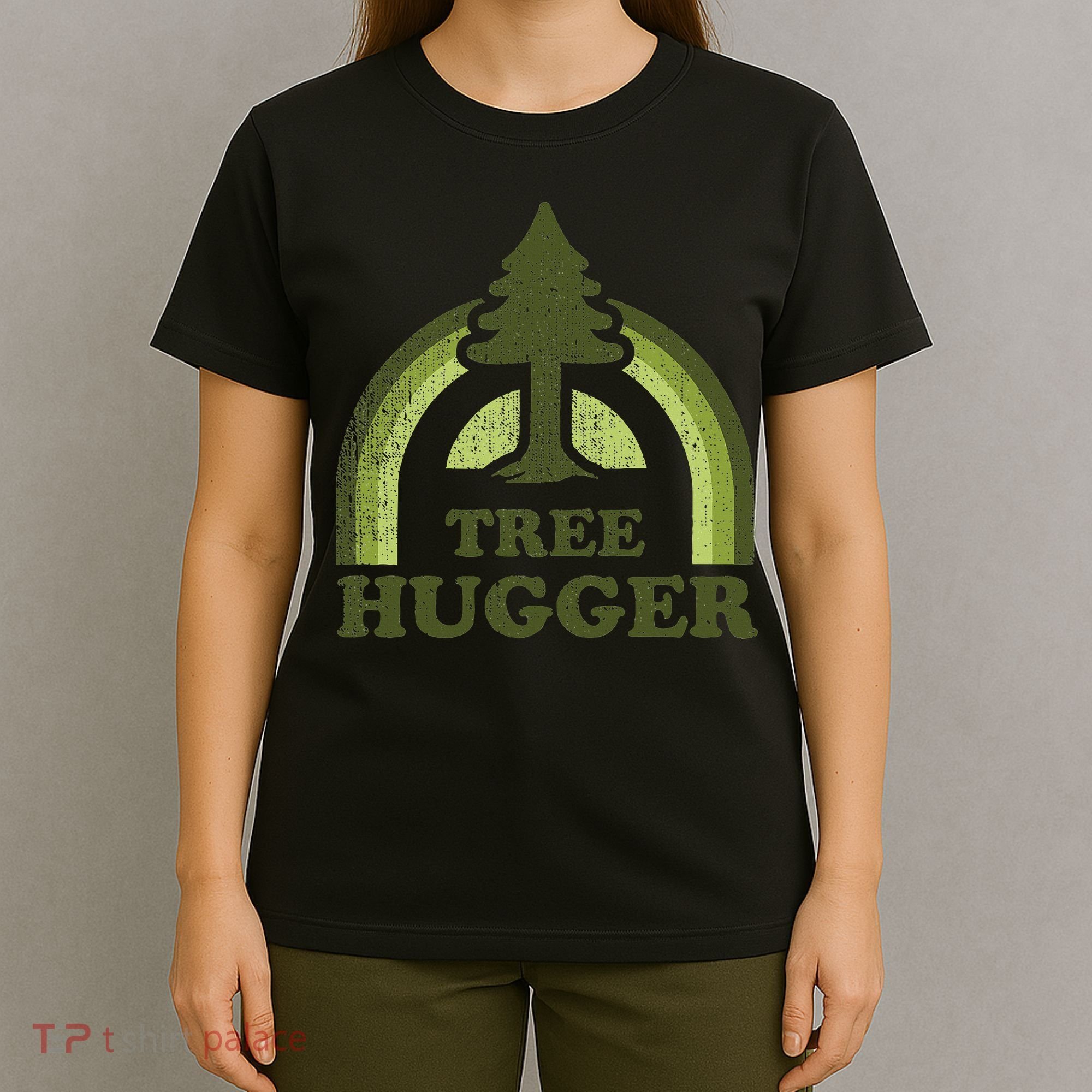 Tree Hugger Retro Environmental Nature Lover T-Shirt