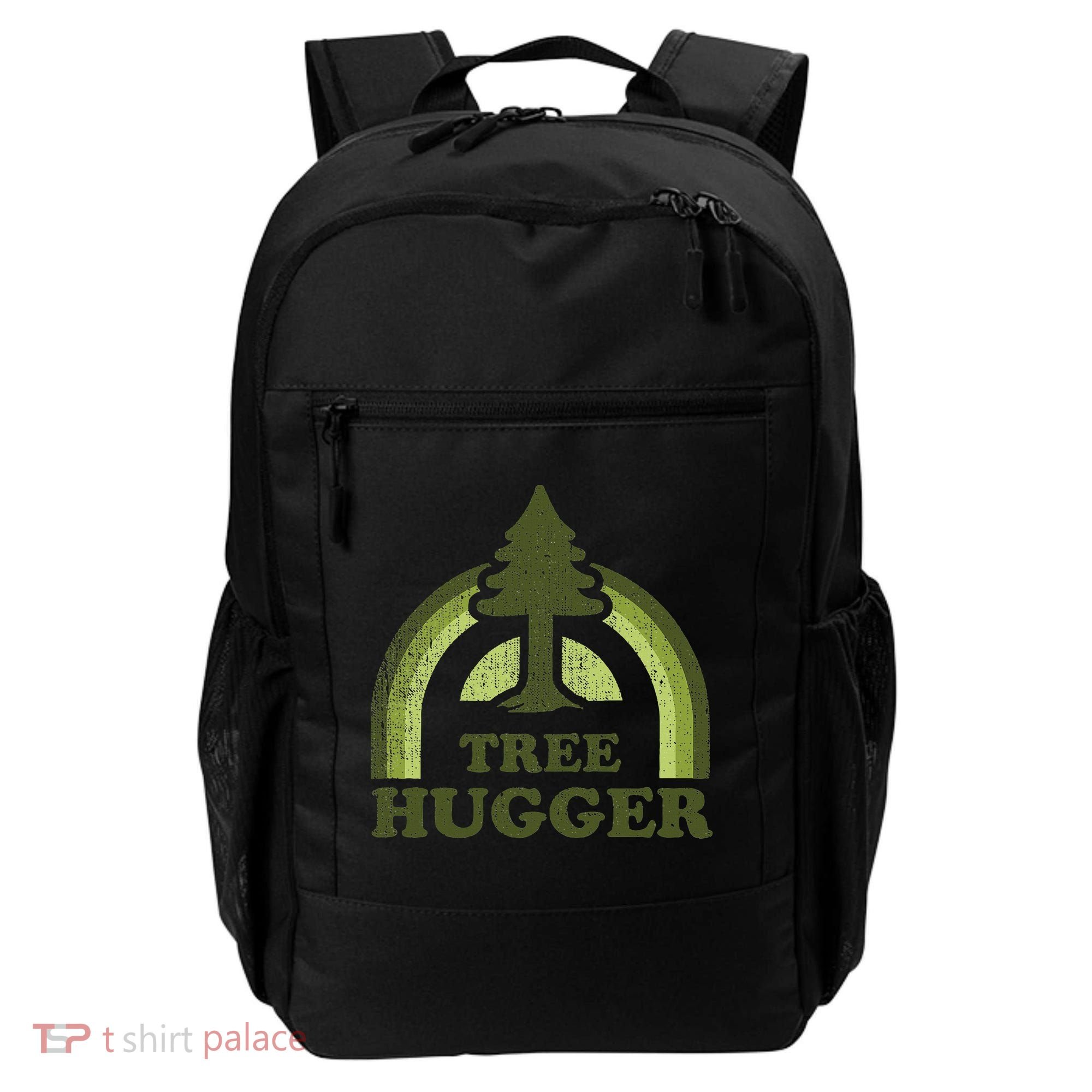 Tree Hugger Retro Environmental Nature Lover Backpack